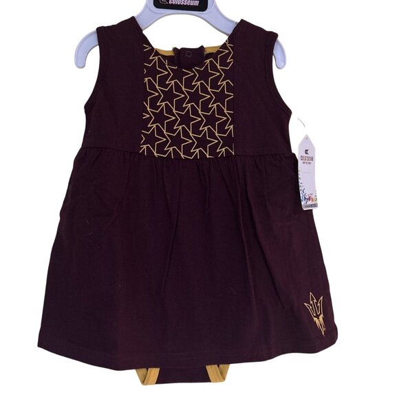 New ASU Arizona State Dress Infant Star Colosseum - Picture 1 of 7